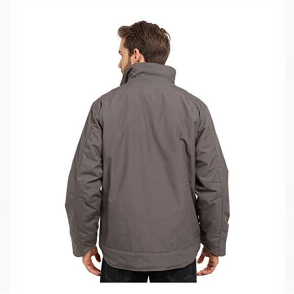 Carhartt mens M charcoal grey Jefferson quick duck traditional jacket 101492 - Picture 2 of 16